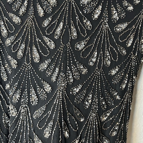 Aidan Mattox Beaded Trapeze Dress - Picture 7 of 10